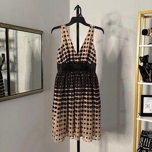 Polka Dot Sleeveless Party Dress